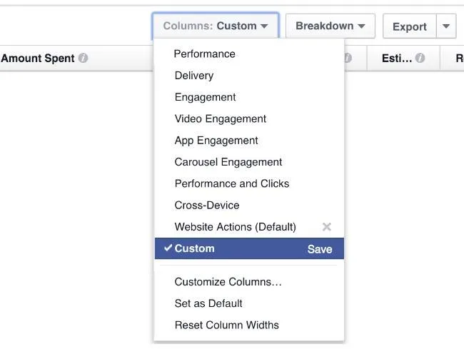 Save Facebook Ads Performance Report