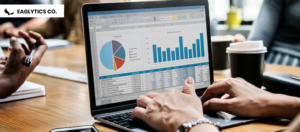 Client-facing SEO report with keyword rankings, traffic charts, and performance data.