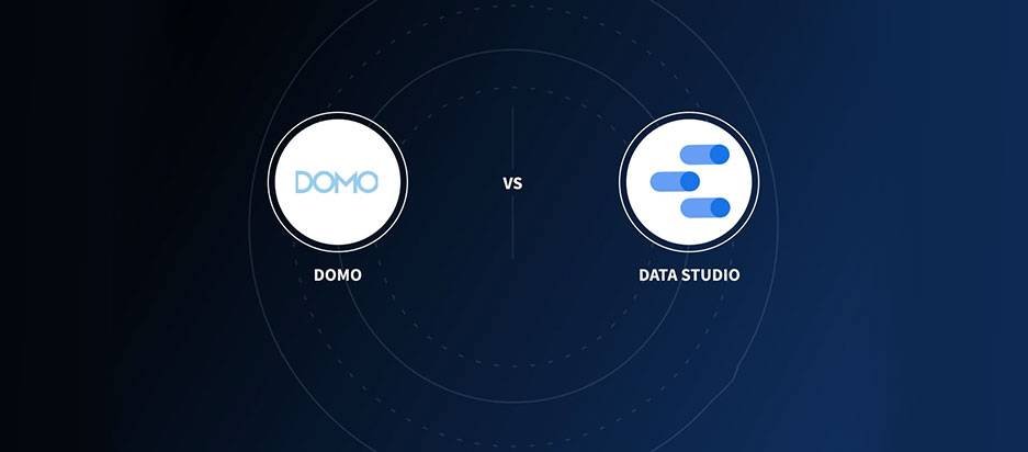 Domo's tools and platforms vs. Google's data service