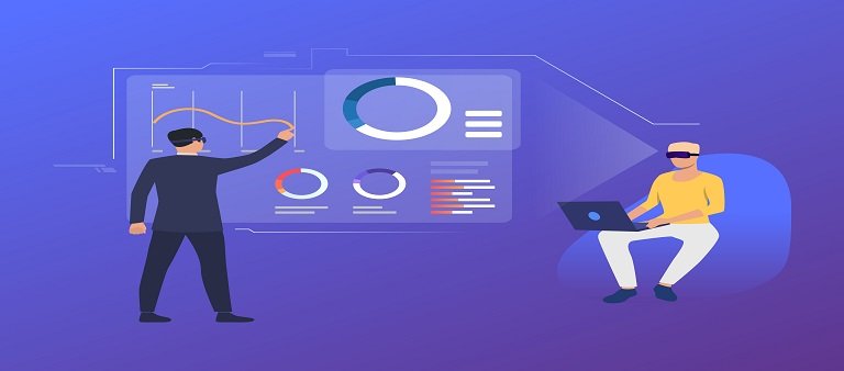Future, VR, cyberspace concept