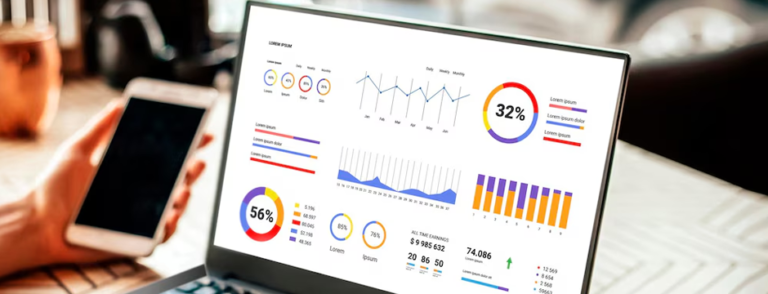 AI-powered SEO reporting dashboard in 2025 showing trends, rankings, and insights.