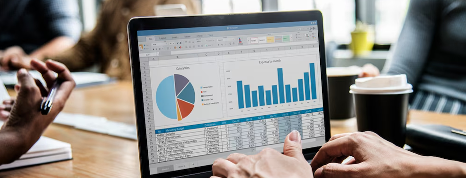 Blog graphic illustrating e-commerce tracking setup in Google Analytics